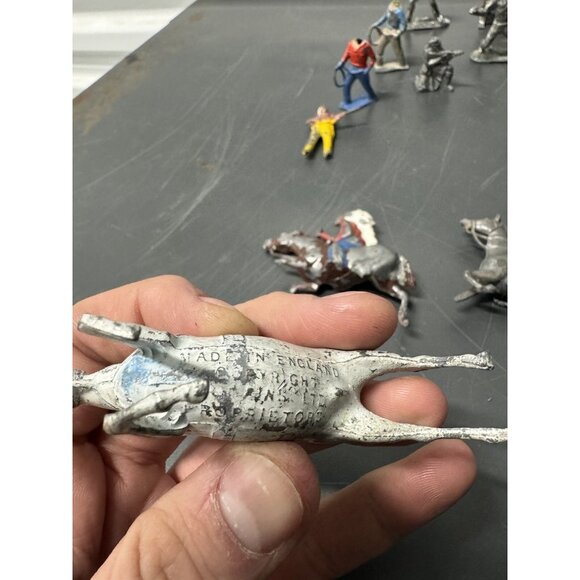 Pewter Lone Star Figures And Other Lead Western Figures COWBOYS INDIANS - Picture 6 of 14